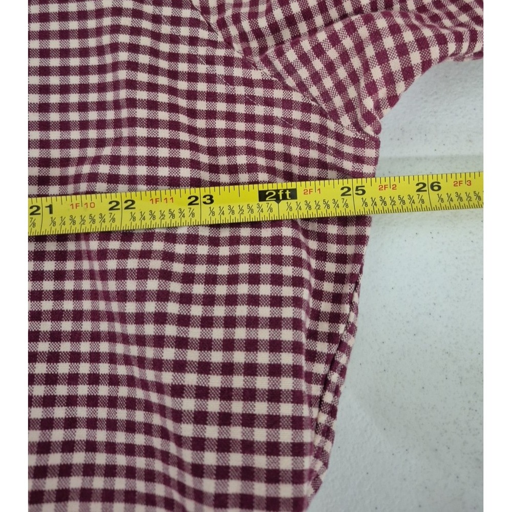 Ralph Lauren Shirt Mens XL Red Gingham Check Custom Fit Long Button Down Sleeve - Picture 6 of 8